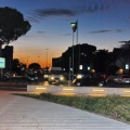 La notte sta calando sulla città