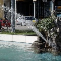Particolare della fontana in Piazza Manzoni