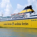 Sardinia ferries in attesa dell'imbarco auto